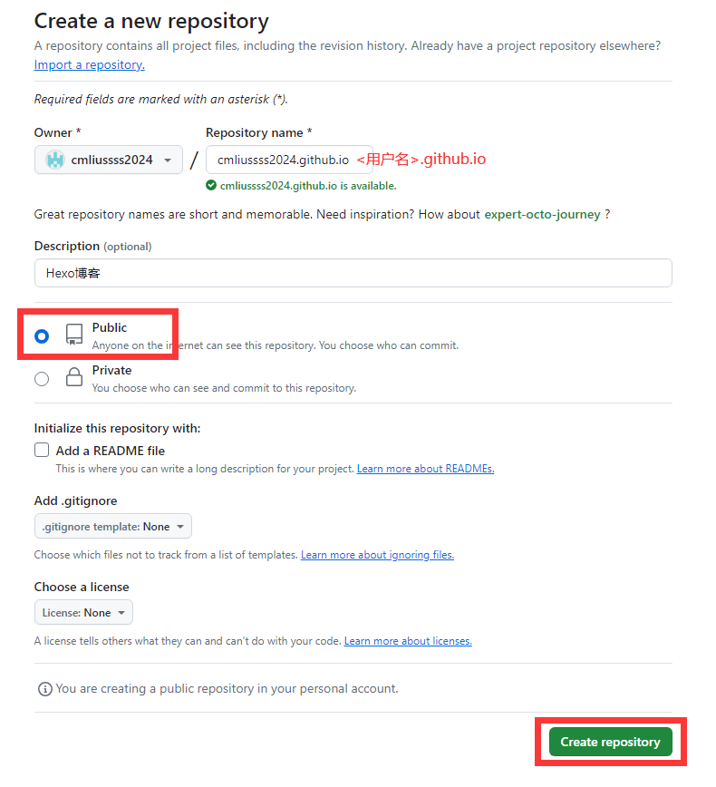 3.3. 创建GitHub.io仓库